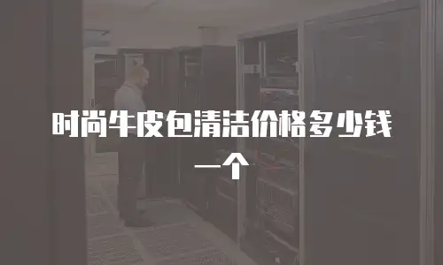 时尚牛皮包清洁价格多少钱一个