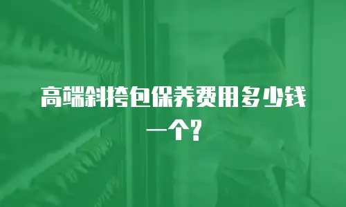 高端斜挎包保养费用多少钱一个?