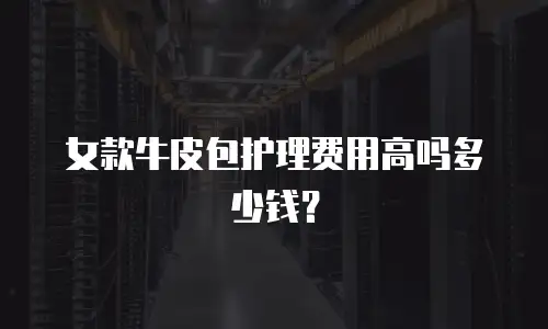 女款牛皮包护理费用高吗多少钱？