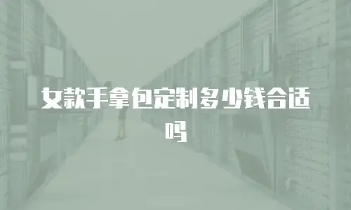 女款手拿包定制多少钱合适吗