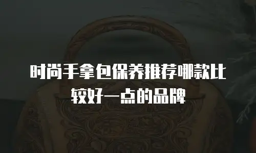 时尚手拿包保养推荐哪款比较好一点的品牌