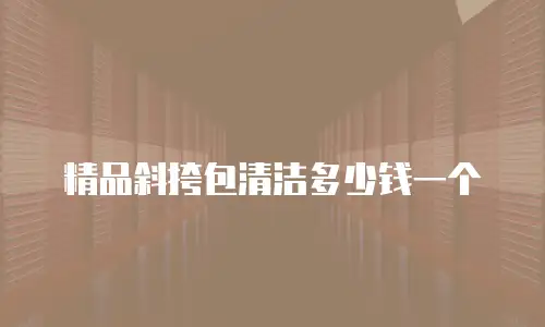 精品斜挎包清洁多少钱一个