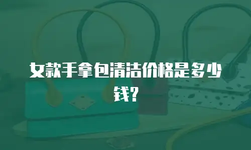 女款手拿包清洁价格是多少钱？