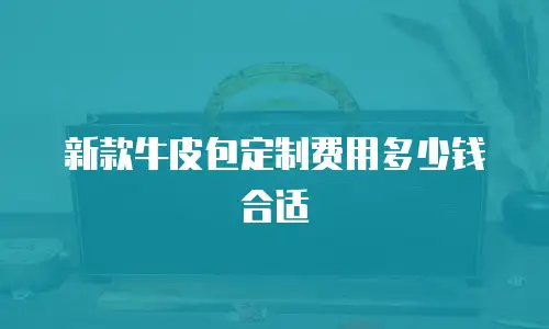 新款牛皮包定制费用多少钱合适