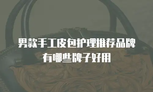 男款手工皮包护理推荐品牌有哪些牌子好用