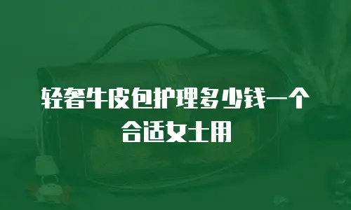 轻奢牛皮包护理多少钱一个合适女士用