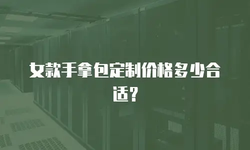 女款手拿包定制价格多少合适？