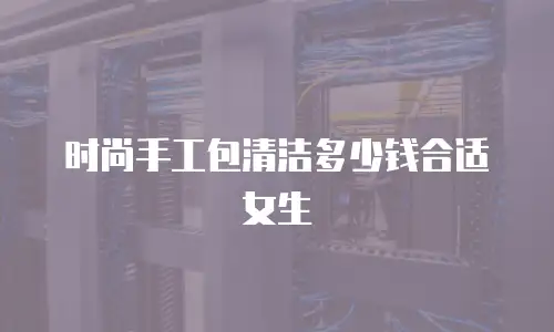 时尚手工包清洁多少钱合适女生