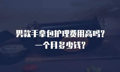 男款手拿包护理费用高吗？一个月多少钱？