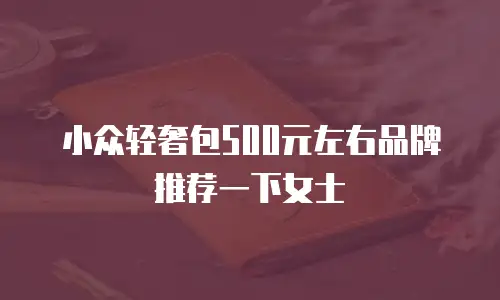 小众轻奢包500元左右品牌推荐一下女士