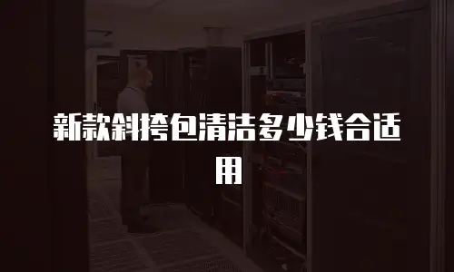 新款斜挎包清洁多少钱合适用