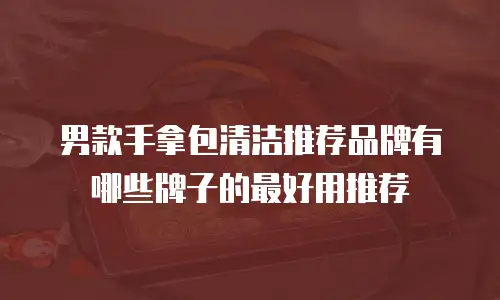 男款手拿包清洁推荐品牌有哪些牌子的最好用推荐