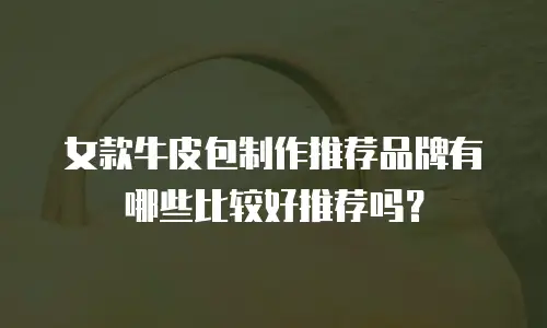 女款牛皮包制作推荐品牌有哪些比较好推荐吗？