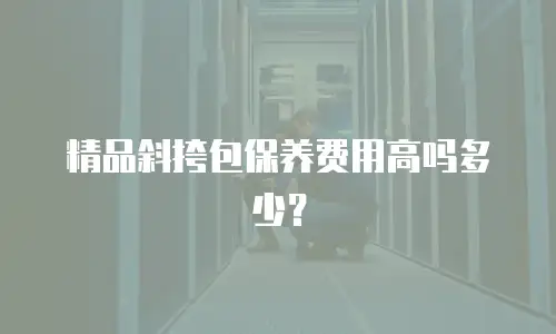 精品斜挎包保养费用高吗多少？
