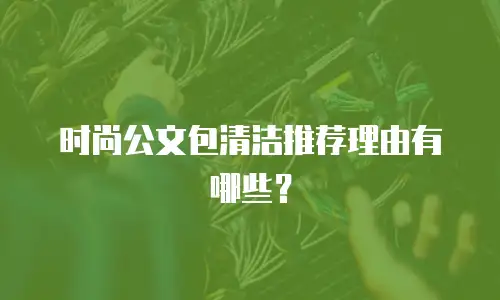 时尚公文包清洁推荐理由有哪些？