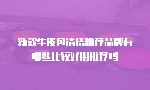 新款牛皮包清洁推荐品牌有哪些比较好用推荐吗