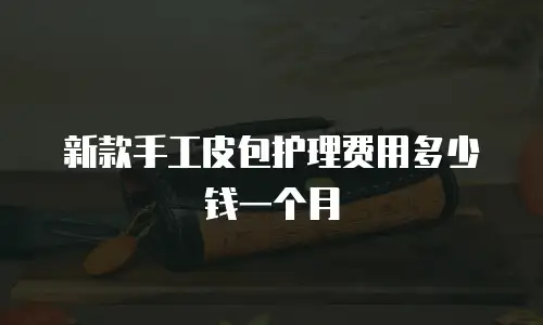 新款手工皮包护理费用多少钱一个月