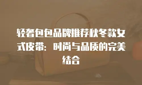 轻奢包包品牌推荐秋冬款女式皮带：时尚与品质的完美结合