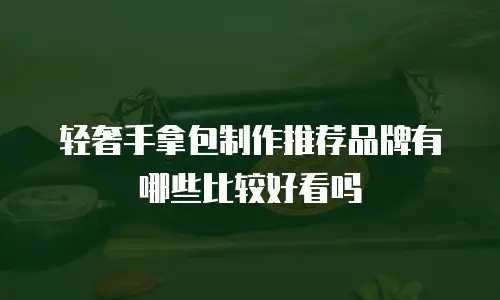轻奢手拿包制作推荐品牌有哪些比较好看吗