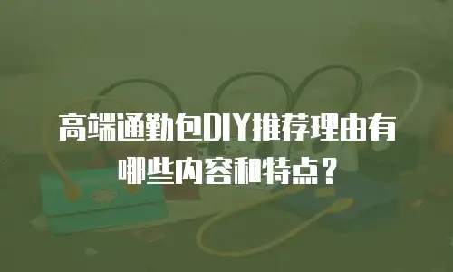 高端通勤包DIY推荐理由有哪些内容和特点？