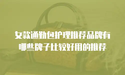 女款通勤包护理推荐品牌有哪些牌子比较好用的推荐