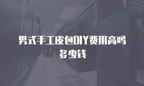 男式手工皮包DIY费用高吗多少钱