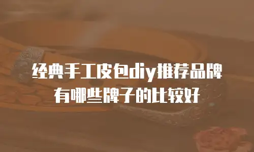 经典手工皮包diy推荐品牌有哪些牌子的比较好