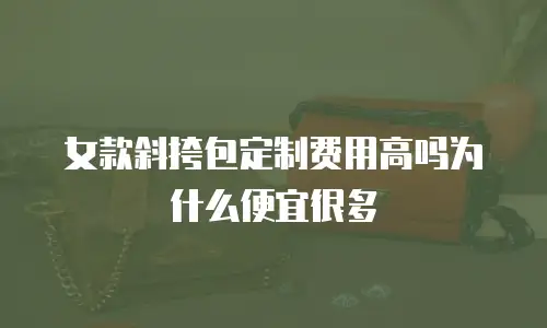 女款斜挎包定制费用高吗为什么便宜很多