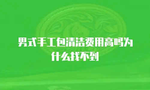 男式手工包清洁费用高吗为什么找不到