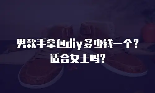 男款手拿包diy多少钱一个？适合女士吗？