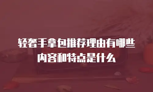 轻奢手拿包推荐理由有哪些内容和特点是什么