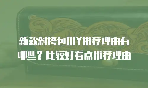 新款斜挎包DIY推荐理由有哪些？比较好看点推荐理由