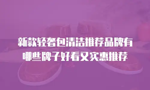 新款轻奢包清洁推荐品牌有哪些牌子好看又实惠推荐