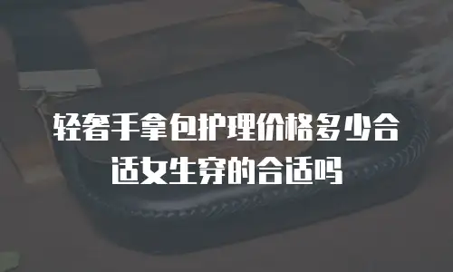 轻奢手拿包护理价格多少合适女生穿的合适吗
