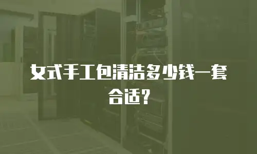 女式手工包清洁多少钱一套合适？