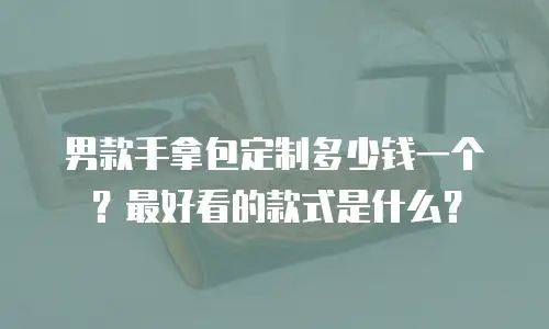 男款手拿包定制多少钱一个？最好看的款式是什么？