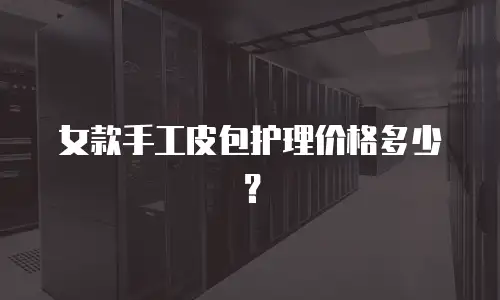 女款手工皮包护理价格多少？