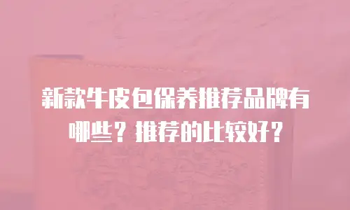 新款牛皮包保养推荐品牌有哪些？推荐的比较好？