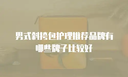 男式斜挎包护理推荐品牌有哪些牌子比较好