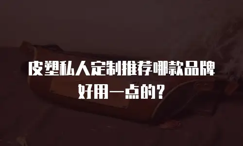 皮塑私人定制推荐哪款品牌好用一点的？