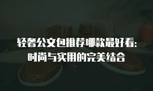 轻奢公文包推荐哪款最好看：时尚与实用的完美结合
