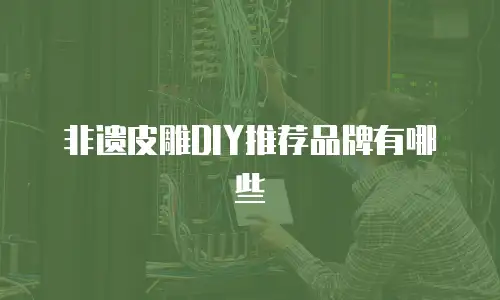 非遗皮雕DIY推荐品牌有哪些