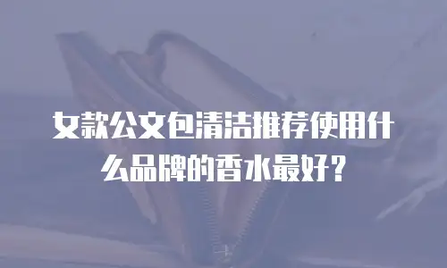 女款公文包清洁推荐使用什么品牌的香水最好？