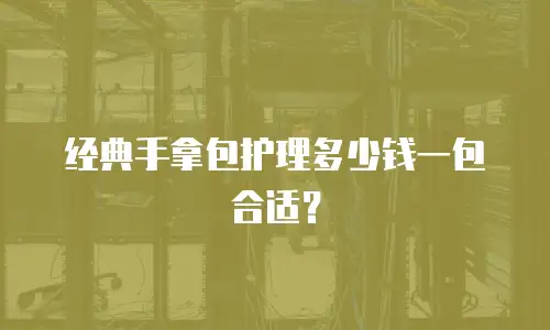 经典手拿包护理多少钱一包合适？