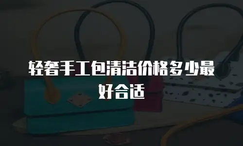 轻奢手工包清洁价格多少最好合适