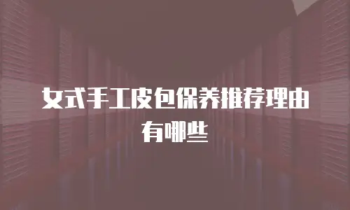 女式手工皮包保养推荐理由有哪些