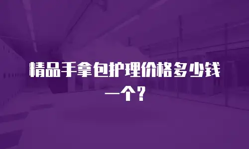 精品手拿包护理价格多少钱一个？