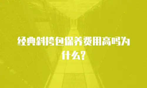 经典斜挎包保养费用高吗为什么?