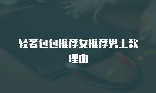 轻奢包包推荐女推荐男士款理由