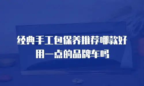 经典手工包保养推荐哪款好用一点的品牌车吗